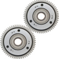 Motorcycle starting disc gear